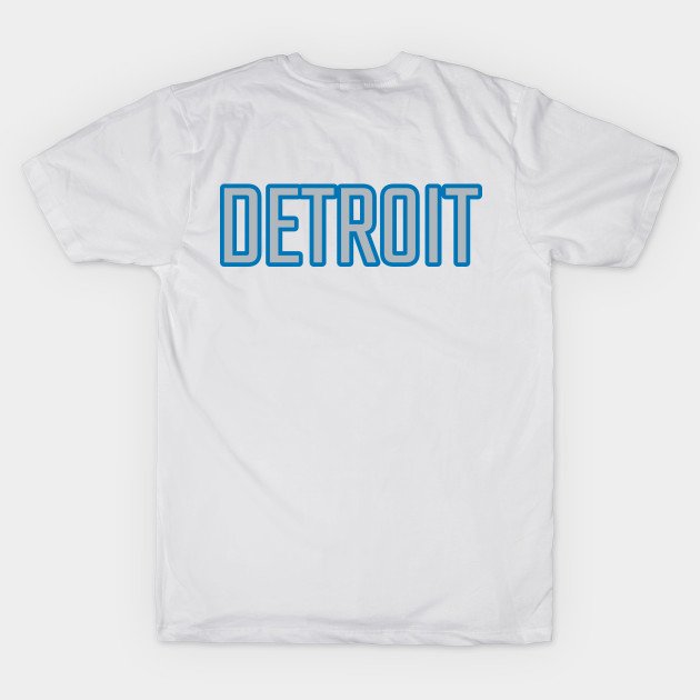 Detroit Lions Colors BACK PRINT by CoolMomBiz